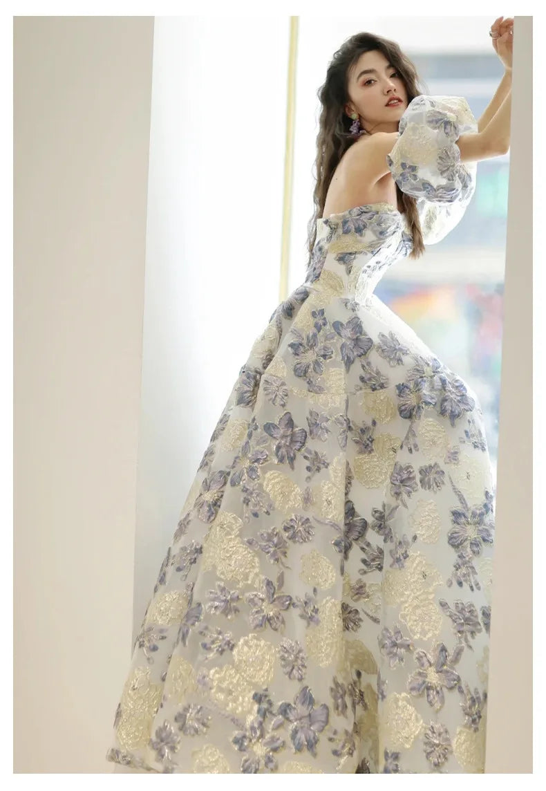 Inner Bloom – Elegant A-Line Host Dress