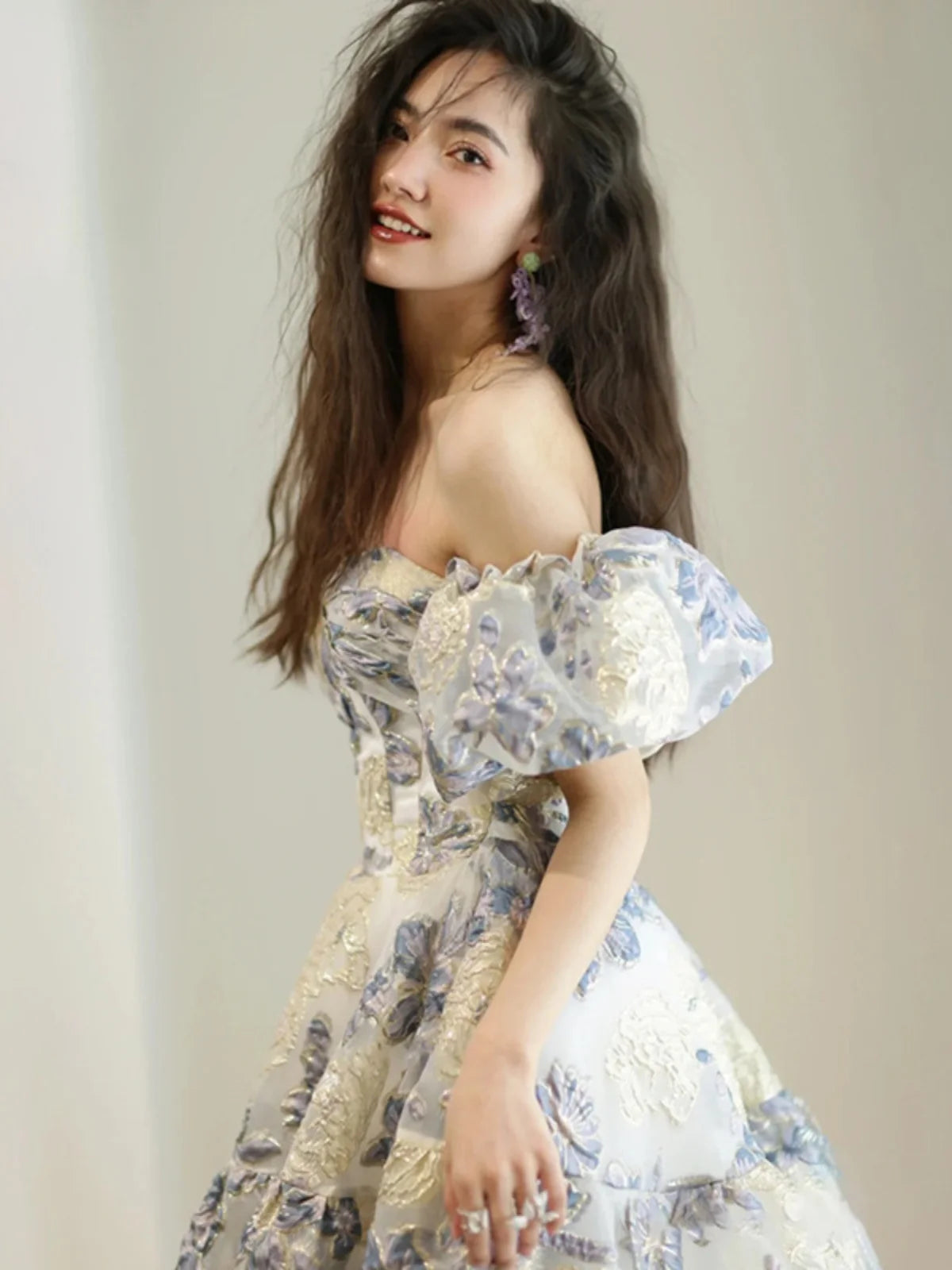Inner Bloom – Elegant A-Line Host Dress
