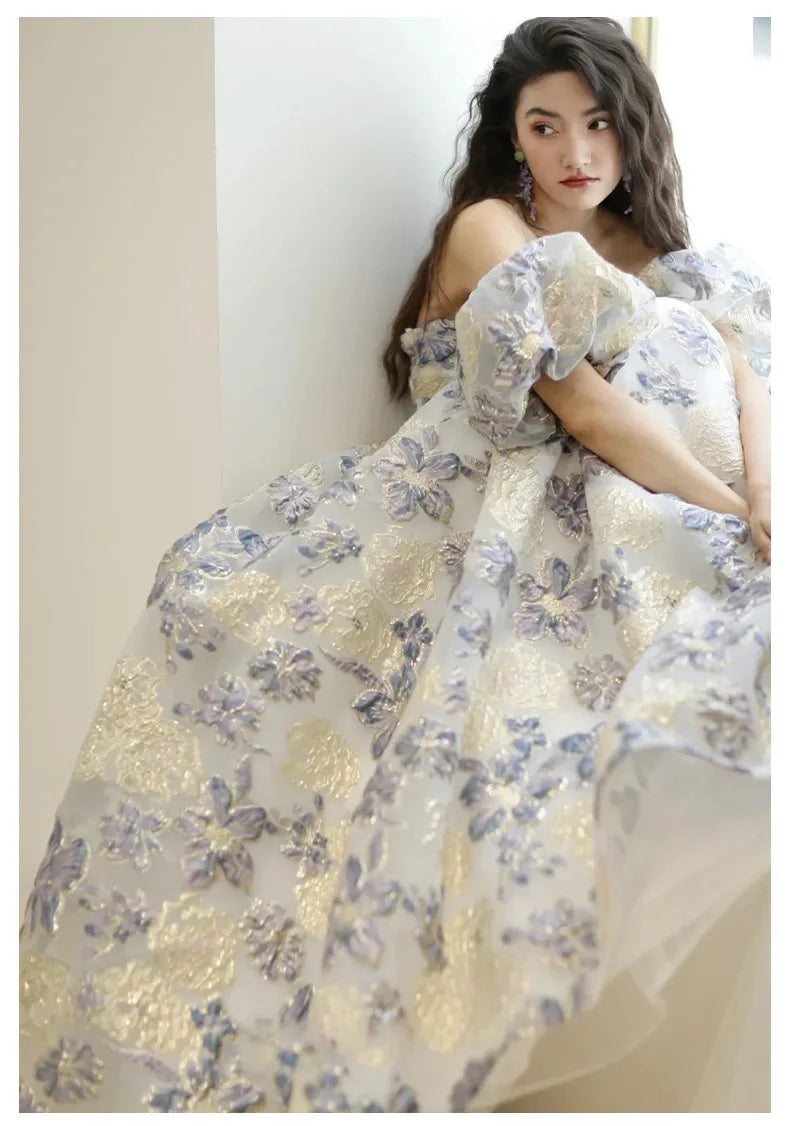 Inner Bloom – Elegant A-Line Host Dress