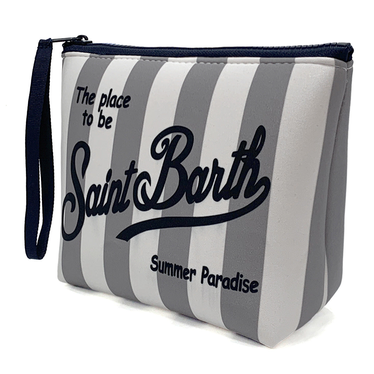 תיק רחצה מרובע עם פסים