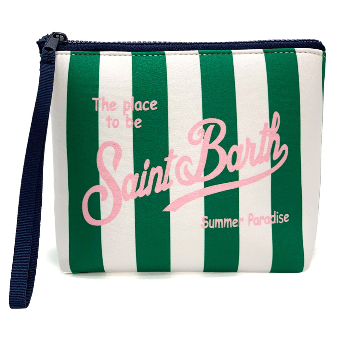 תיק רחצה מרובע עם פסים