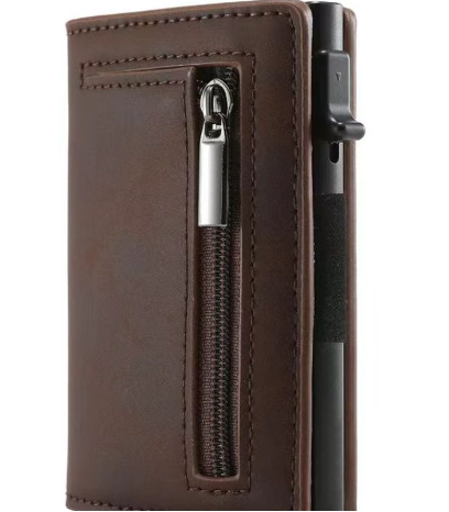 ארנק אוטומטי לגברים עם כרטיס פופ-אפ 