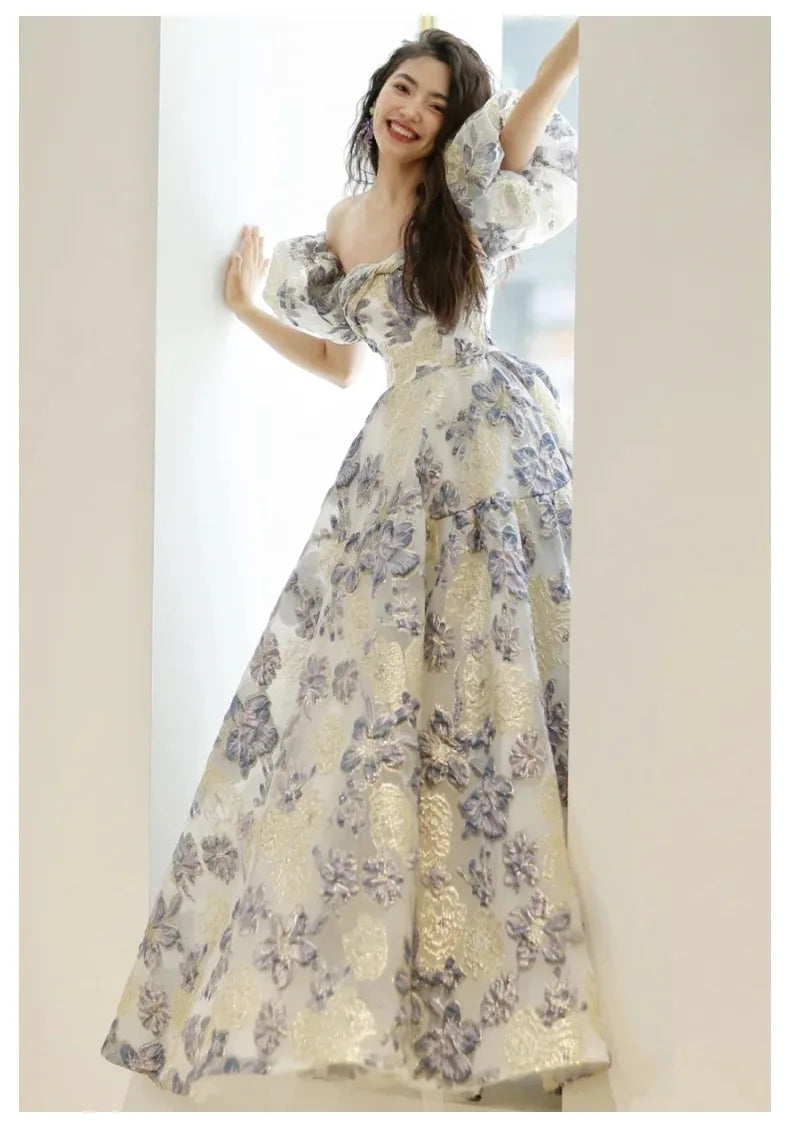 Inner Bloom – Elegant A-Line Host Dress