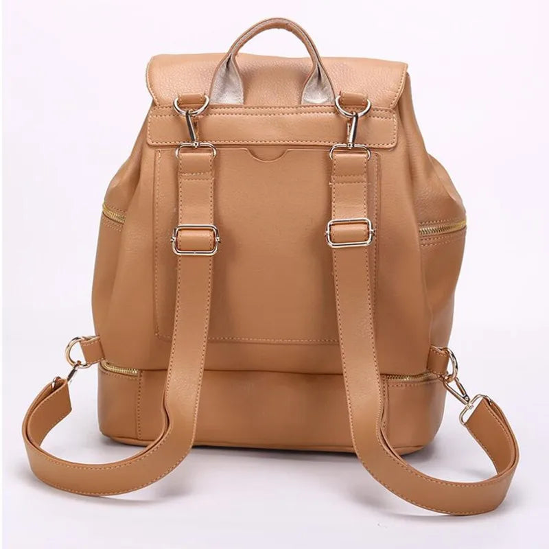 Royal Nest™ Leather Diaper Backpack