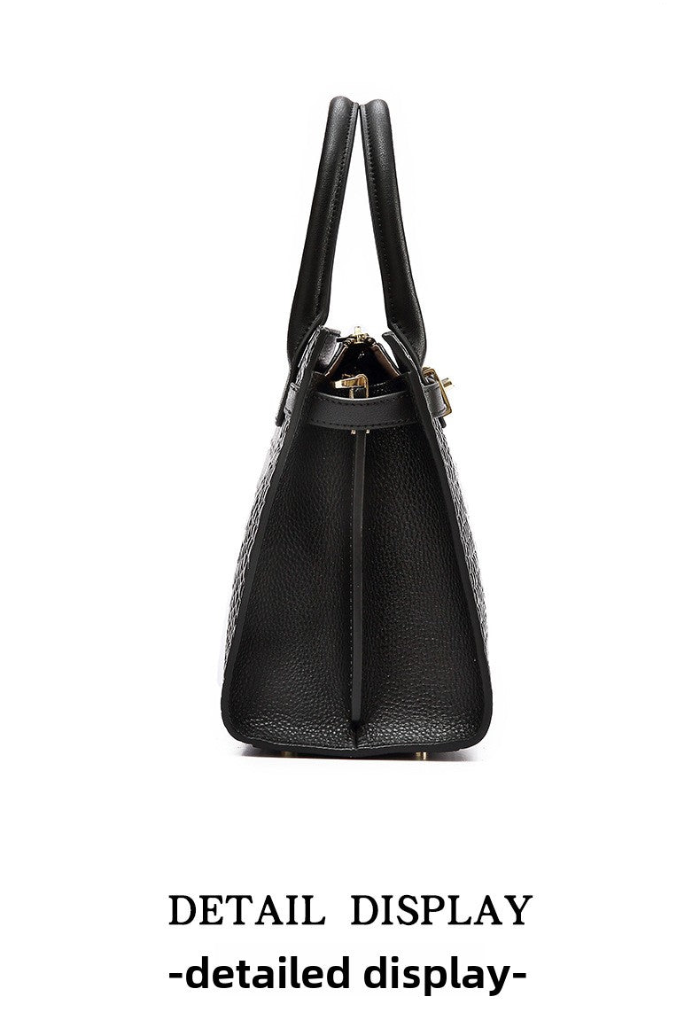 תיק שליח לוקס קרוקו מובנה