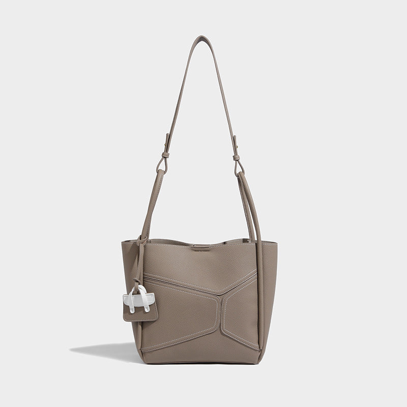 תיק בד דו-גוני - תיק כתף גדול