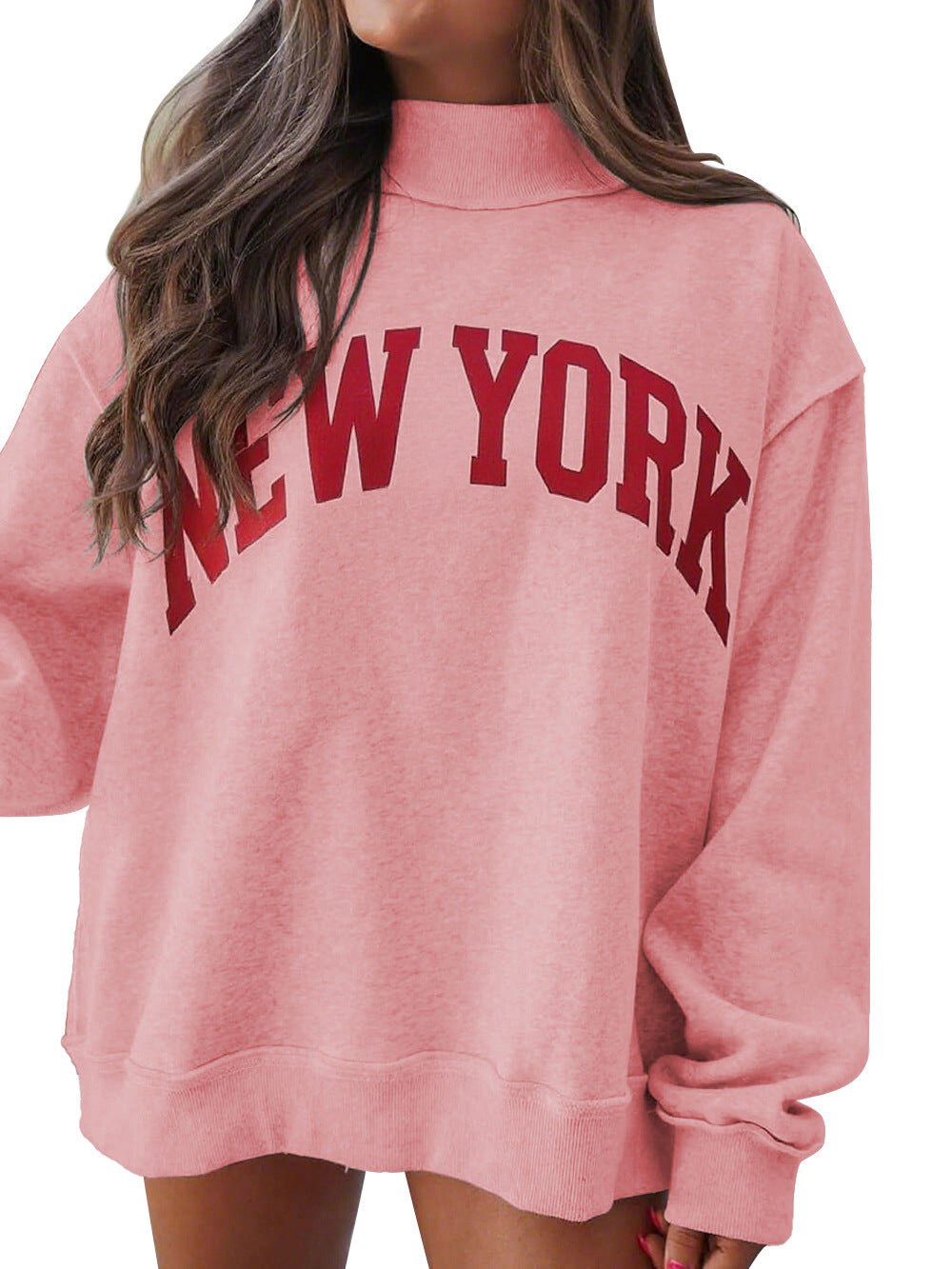 Printed Letter Pullover Sweat