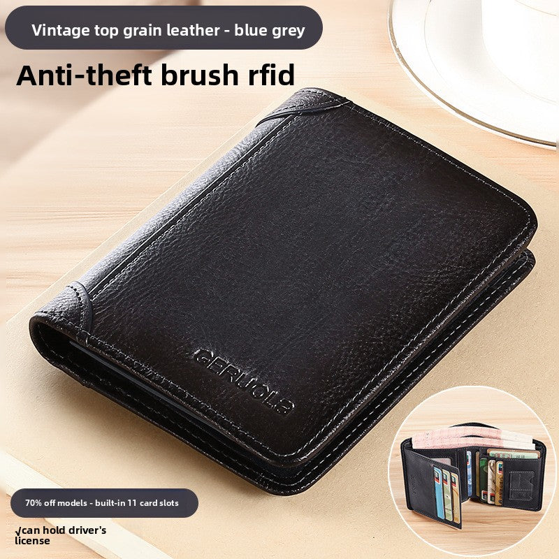Men'S Leather Card Case