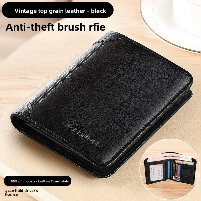 Men'S Leather Card Case