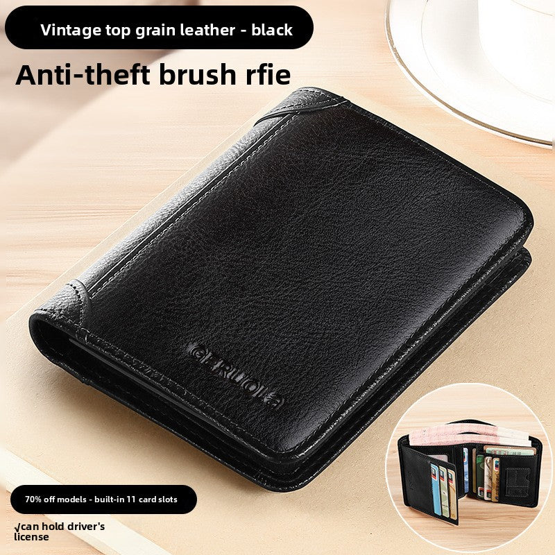 Men'S Leather Card Case