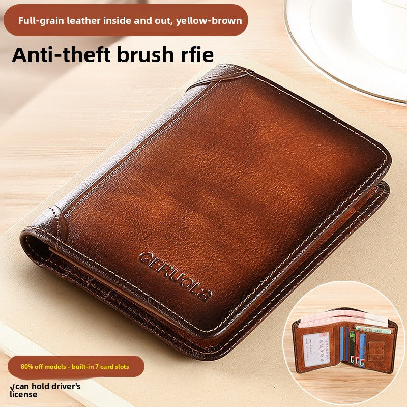 Men'S Leather Card Case