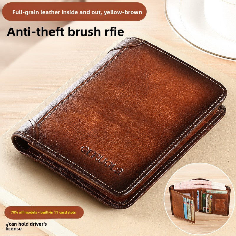 Men'S Leather Card Case