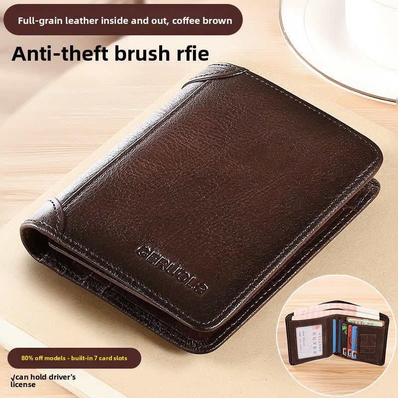 Men'S Leather Card Case