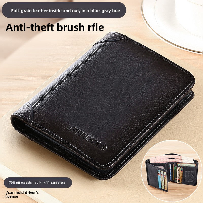 Men'S Leather Card Case