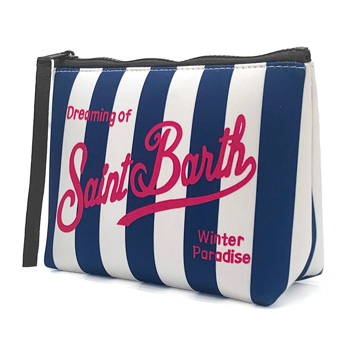 תיק רחצה מרובע עם פסים 