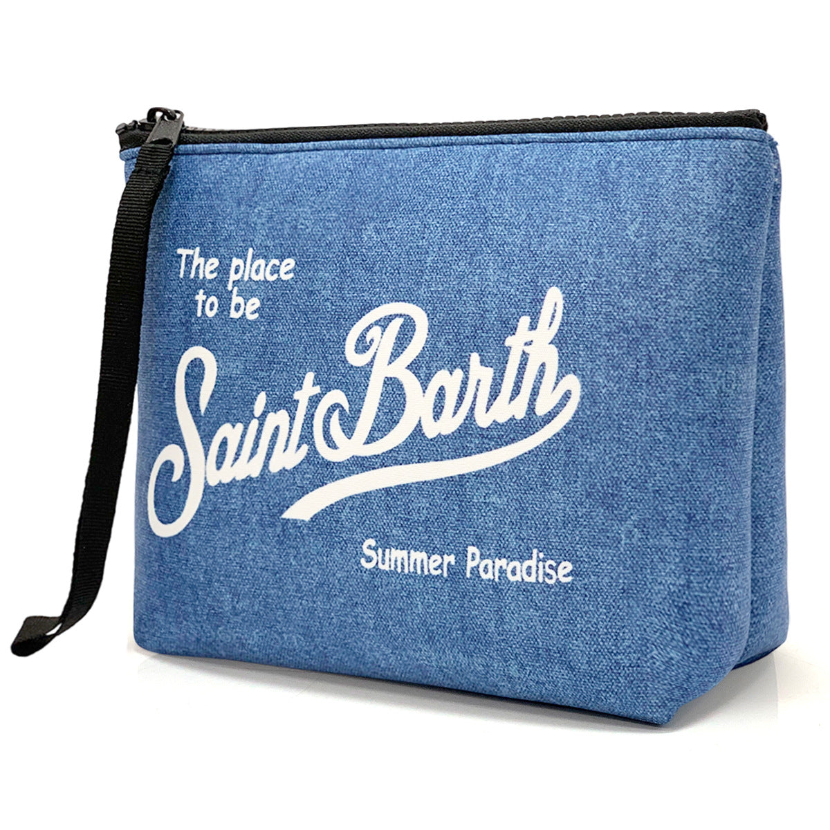 תיק רחצה מרובע עם פסים 